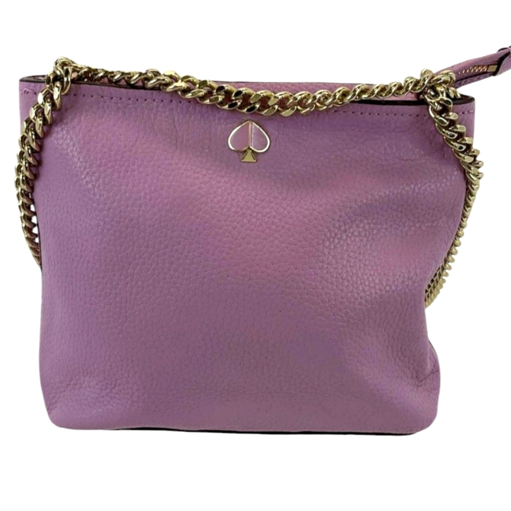 Kate Spade Lavender Purple Leather Shoulder Bag/Crossbody EUC